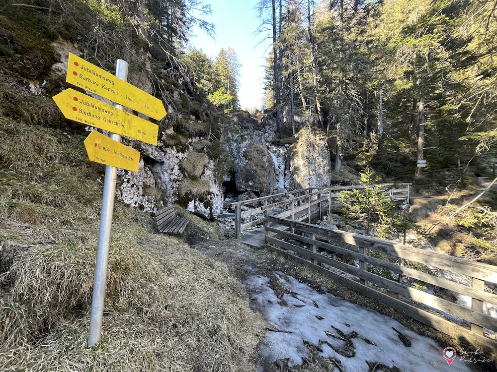 Spacer do wodospadu Sarnthein