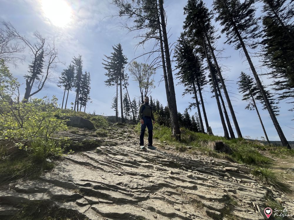 Skrzyczne - wejście niebieskim szlakiem